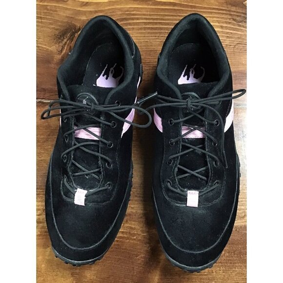 Polo Shoes - Woman’s Pink and Black Polo 67 Sneakers Size 6.5